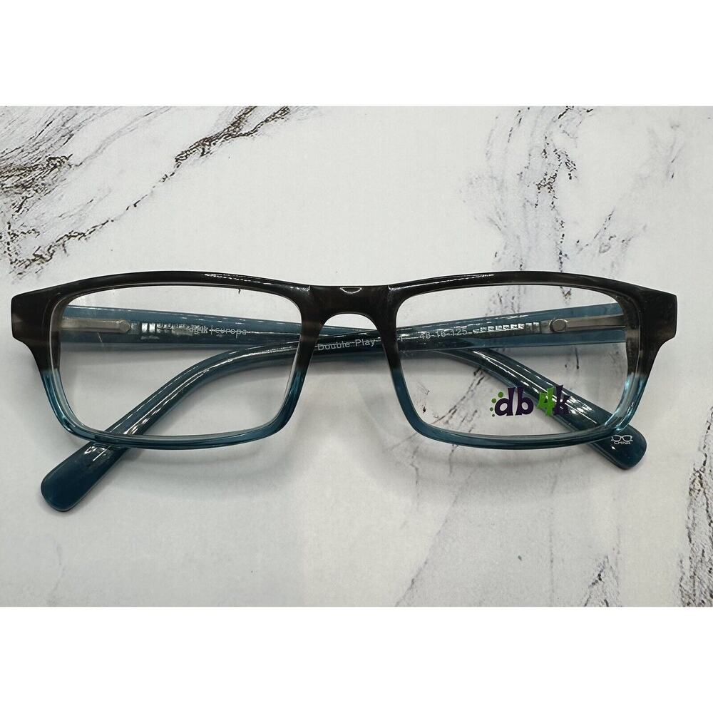 DB4K By Europa-Double Play-Kids Eyeglasses-Color Brown/Blue 48-16-125 New w/Case